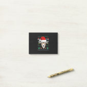 ヤギ醜いクリスマスサンタクリスマスギフト ポストイット (デスク上)