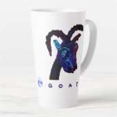 ヤギ頭マグカップ カフェラテマグ (右アングル)