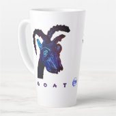 ヤギ頭マグカップ カフェラテマグ (左アングル)