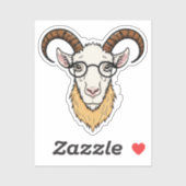 ヤギ頭 シール (シート)