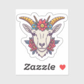 ヤギ頭 シール (シート)