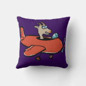 ヤギ飛んでいる クッション (裏面)