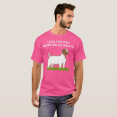 ヤギ飼い主を嫌う人が少ない Tシャツ (正面フル)