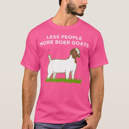 ヤギ飼い主を嫌う人が少ない Tシャツ (正面)