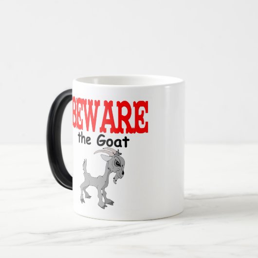 ヤギ飼い家畜用心ヤギ男性へ モーフィングマグカップ (正面左)