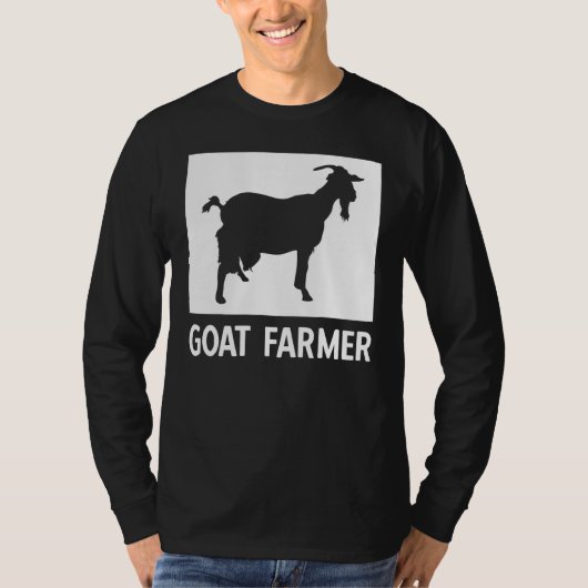 ヤギ飼育者ヤギ友農家 Tシャツ (正面)