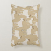 ヤギ養殖動物パターン アクセントクッション (正面(垂直))