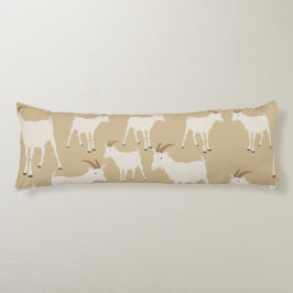 ヤギ養殖動物パターン ボディピロー