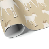 ヤギ養殖動物パターン ラッピングペーパー (ロールコーナー)