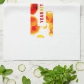 ヤギ2015年(《写真》ぼけ味) キッチンタオル (折り畳み)