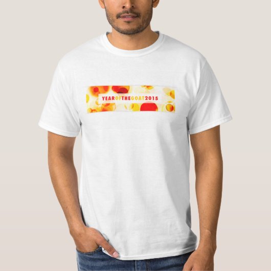 ヤギ2015年(《写真》ぼけ味) Tシャツ (正面)