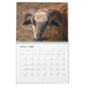 ヤギ2025 カレンダー (1月 2026)