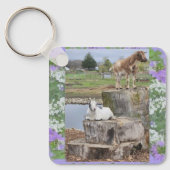 ヤギ2 キーホルダー (正面)