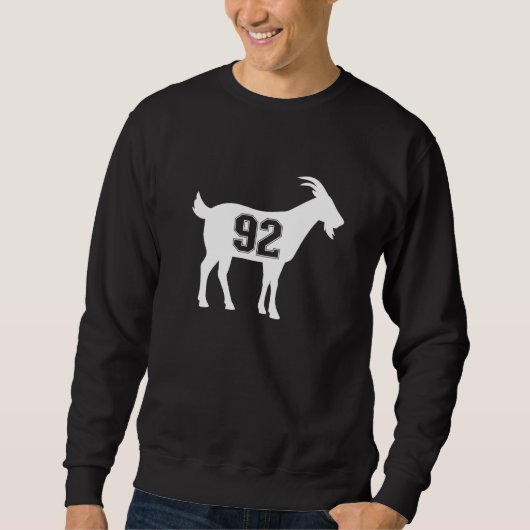 ヤギ92 G.O.A.T.ナンバーヤギ92 スウェットシャツ (正面)