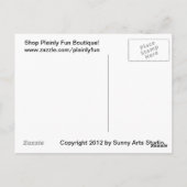 ヤギ 「そこに行くな」 ポストカード (裏面)