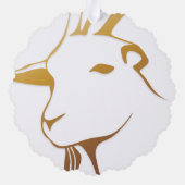 ヤギ オーナメントカード (裏面)