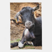 ヤギ キッチンタオル (縦)