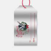 ヤギ |クリスマスウィッシュベビーヤギキスアルパイン ギフトタグ (裏面)