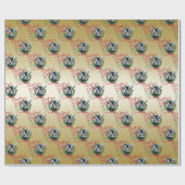 ヤギ |クリスマスウィッシュベビーヤギキスアルパイン ラッピングペーパー (フラット)