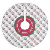 ヤギ |クリスマスウィッシュベビーヤギキスアンゴラ ブラッシュドポリエステルツリースカート (正面)