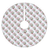 ヤギ |クリスマスウィッシュベビーヤギキスアンゴラ ブラッシュドポリエステルツリースカート (正面)