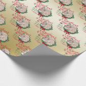 ヤギ |クリスマスウィッシュベビーヤギキスアンゴラ ラッピングペーパー (角)