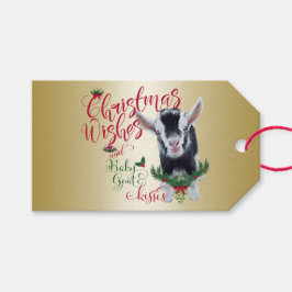 ヤギ |クリスマスウィッシュベビーヤギキスナイジェリア ギフトタグ