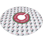 ヤギ |クリスマスウィッシュベビーヤギキスナイジェリア ブラッシュドポリエステルツリースカート (アングル)