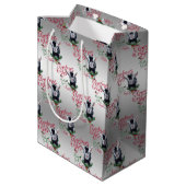 ヤギ |クリスマスウィッシュベビーヤギキスナイジェリア ミディアムペーパーバッグ (裏面アングル)