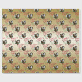 ヤギ |クリスマスウィッシュベビーヤギキスヌビアン ラッピングペーパー (フラット)