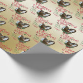 ヤギ |クリスマスウィッシュベビーヤギキスヌビアン ラッピングペーパー (角)