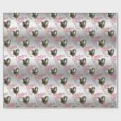 ヤギ |クリスマスウィッシュベビーヤギキスヌビアン ラッピングペーパー (フラット)