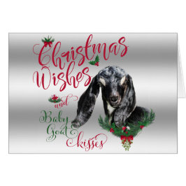 ヤギ |クリスマスウィッシュベビーヤギキスヌビア