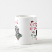 ヤギ |クリスマスウィッシュベビーヤギキスヌビア コーヒーマグカップ (中央)