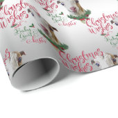 ヤギ |クリスマスウィッシュベビーヤギキスラマンチャ ラッピングペーパー (ロールコーナー)