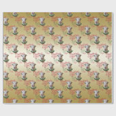 ヤギ |クリスマスウィッシュベビーヤギキスラマンチャ ラッピングペーパー (フラット)