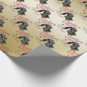 ヤギ |クリスマスウィッシュベビーヤギキスNubian 2 ラッピングペーパー (角)