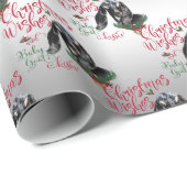 ヤギ |クリスマスウィッシュベビーヤギキスNubian 2 ラッピングペーパー (ロールコーナー)