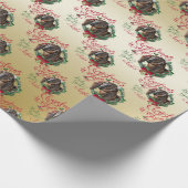 ヤギ |クリスマスウィッシュベビーヤギキスNubian 3 ラッピングペーパー (角)