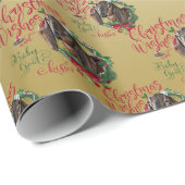 ヤギ |クリスマスウィッシュベビーヤギキスNubian 3 ラッピングペーパー (ロールコーナー)