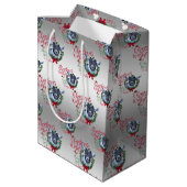 ヤギ |クリスマスウィッシュベビーヤギキスPygmy ミディアムペーパーバッグ (裏面アングル)