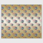 ヤギ |クリスマスウィッシュベビーヤギキスPygmy ラッピングペーパー (フラット)