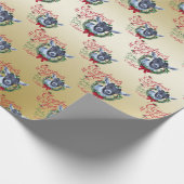 ヤギ |クリスマスウィッシュベビーヤギキスPygmy ラッピングペーパー (角)