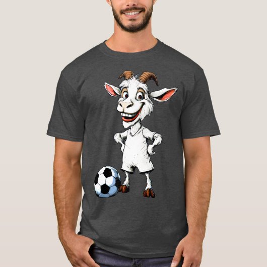 ヤギ サッカー / ヤギ サッカー Tシャツ (正面)