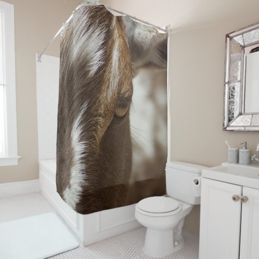 ヤギ シャワーカーテン (インサイチュ)