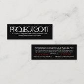 ヤギ スキニー名刺 (正面/裏面)