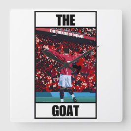 ヤギ スクエア壁時計