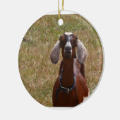 ヤギ セラミックオーナメント (左)