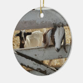 ヤギ セラミックオーナメント (左)