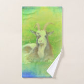 ヤギ バスタオルセット (ハンドタオル)